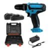 Taladro Inalambrico Portatil Doble Bateria 24V Con Accesorios - Imagen 4