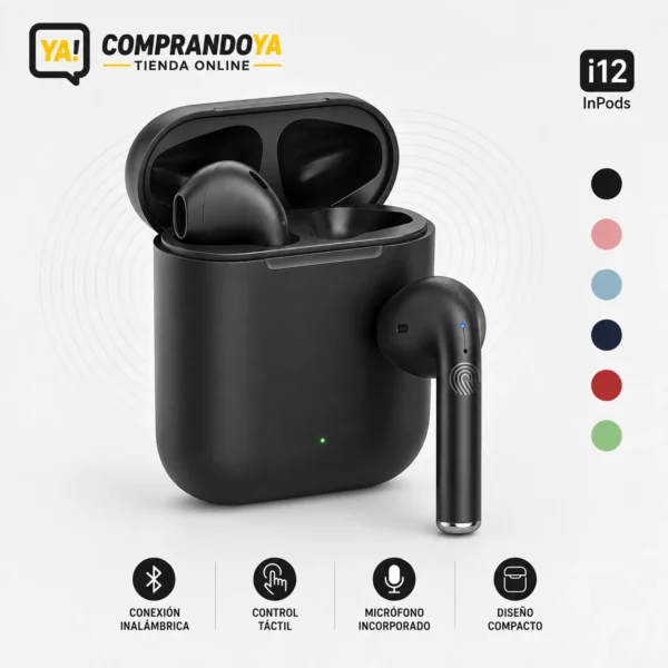 Audífonos Inalámbricos InPods i12 TWS